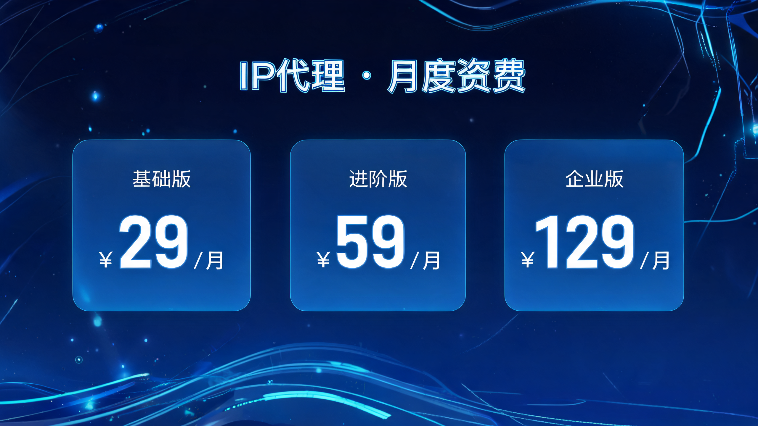 IP代理价格一般多少钱一个月？配图